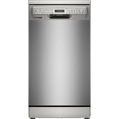 ΠΛΥΝΤΗΡΙΟ ΠΙΑΤΩΝ ΕΛΕΥΘΕΡΟ 45CM PITSOS DSS61I01 (E / INOX / 10 ΣΕΡΒ / 3ο ΡΑΦΙ / Wi-Fi)